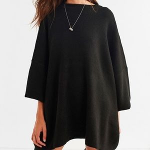 Oversized Knit Tunic Sweater